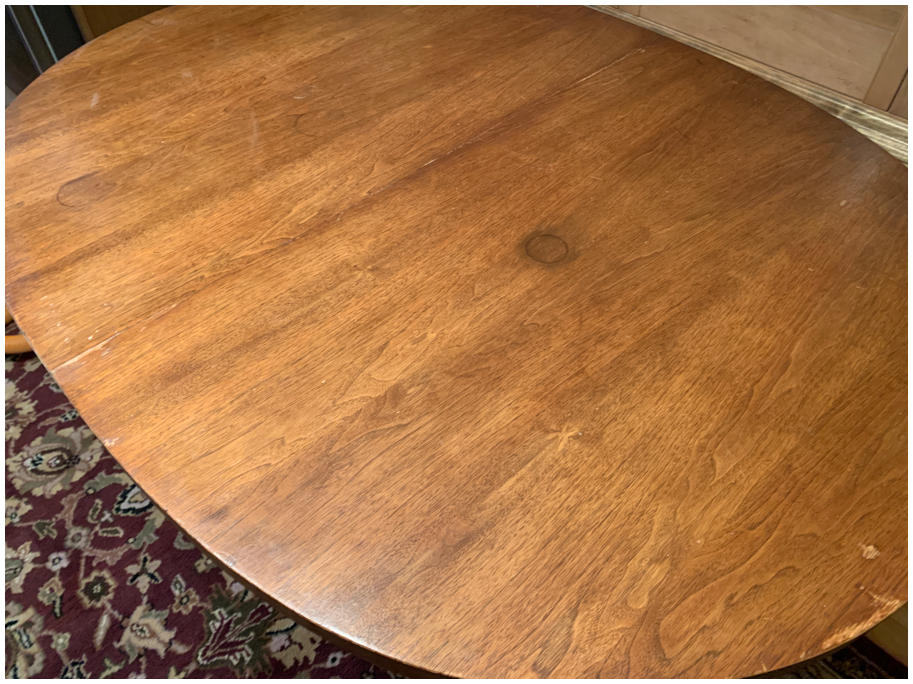 Furniture refinishing before