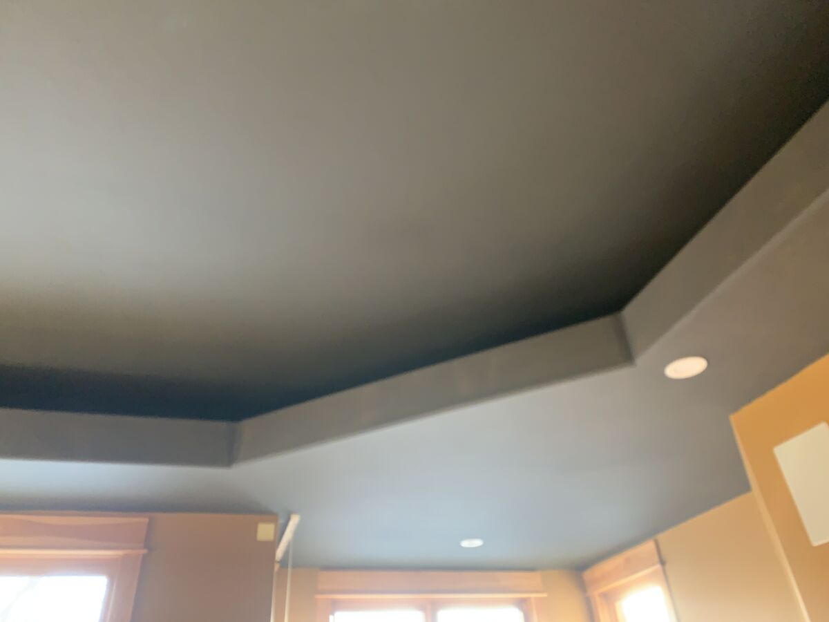 Tray ceiling painting